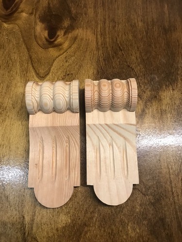 Wooden corbels pair - corbels,