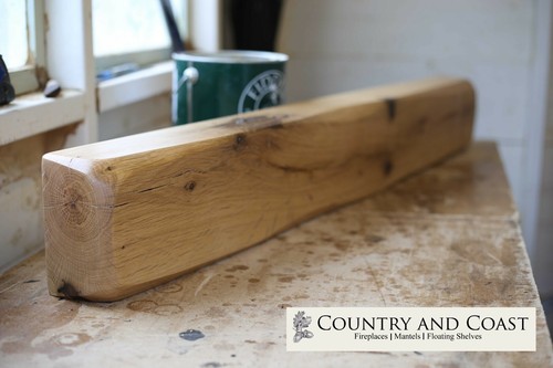 Oak beam fireplace - fireplace, mantel