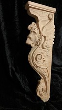17" Lion Corbel, Wooden