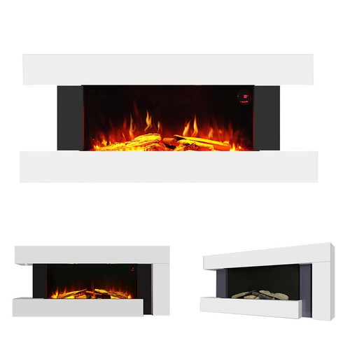 Led electric fireplace with - led,