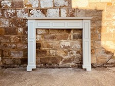 Painted Wooden Fireplace