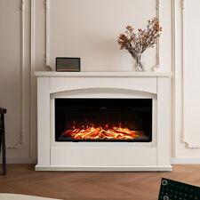 34in LED Flame Fire Fireplace