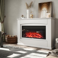 30"/36" Electric Fires Wooden