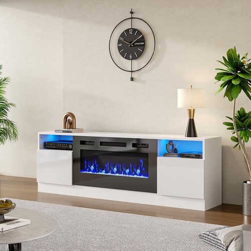 Led electric fireplace with - led,