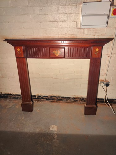 Wooden fireplace surround - wooden,