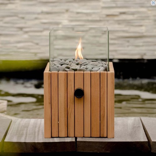 Boho wooden fire pit - boho, outdoor